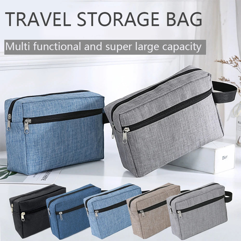 Large Capacity Travel Portable MEN'S Toiletries Bag, WOMEN'S Cosmetics Essential Bag Waterproof Beauty Toiletries Bag Handbag-ll