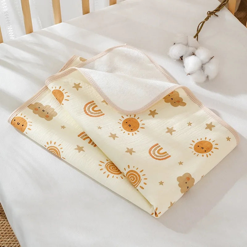 Reusable Baby Diaper Changing Mat Cover Waterproof Foldable Newborn Baby Sheet Mattress Portable Multi Use Travel Floor Play Pad