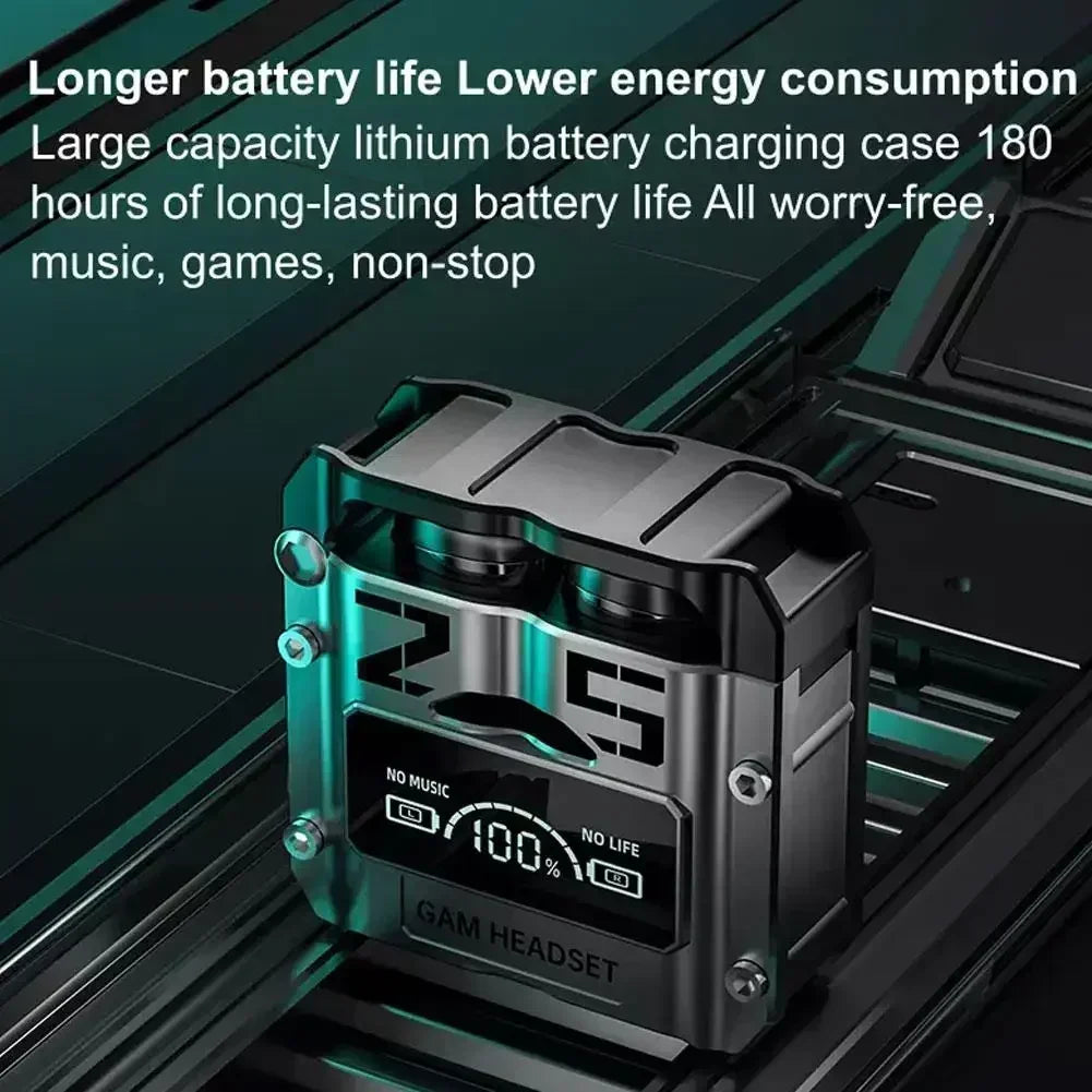 New Original M25 Bluetooth 5.3 TWS Wireless Headphones with LED Display Stereo Headset Touch Control Earbuds Noise Reduction