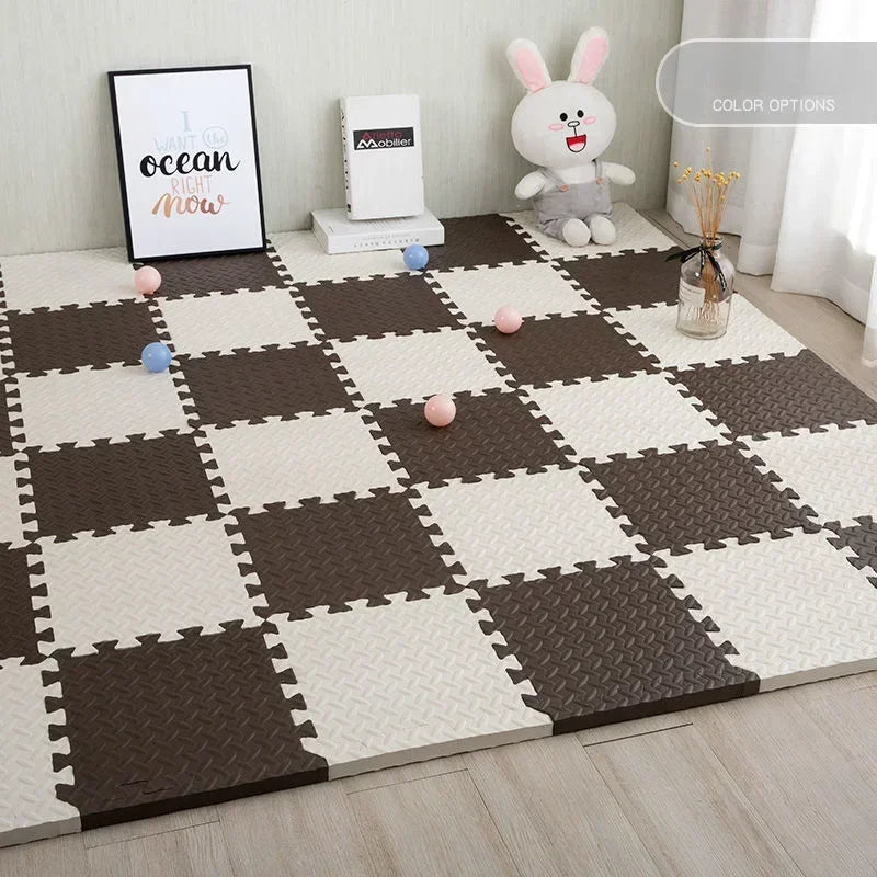 Baby Play Mat EVA Foam Interlocking Anti-Slip Sports Rug Family Children's Room Game Puzzle Carpet Anti-fall Carpet Baby Toys
