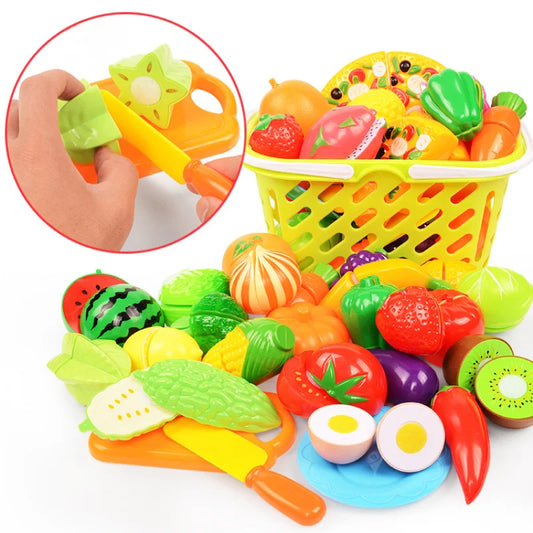 Kitchen Fun Cutting Fruits and Vegetables Food Play House
