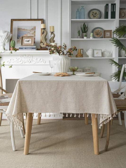 Four Seasons Universal Linen Solid Colour Rectangular Table Cloth