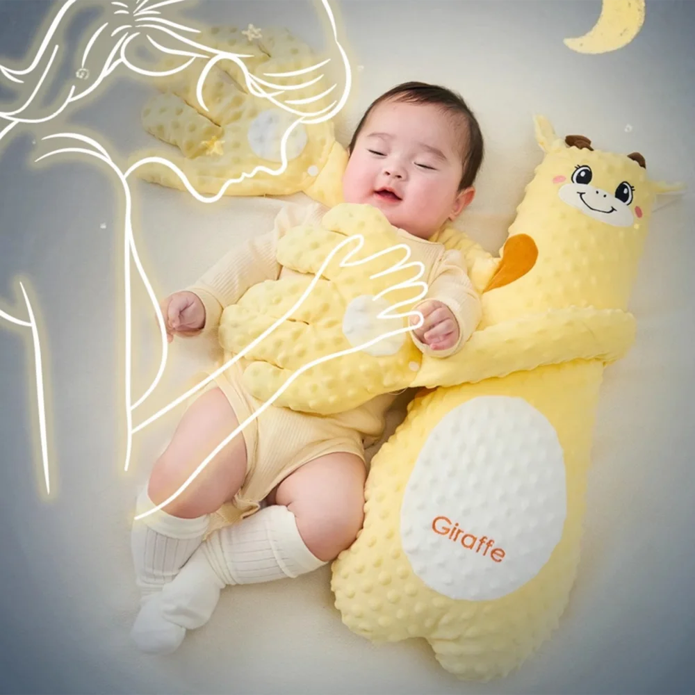 Baby Sleep Toy Baby Patter With 3 Adjustable Modes Interactive Stuffed Animal Shape Cushion Cozy Companion For Car SeatNursery