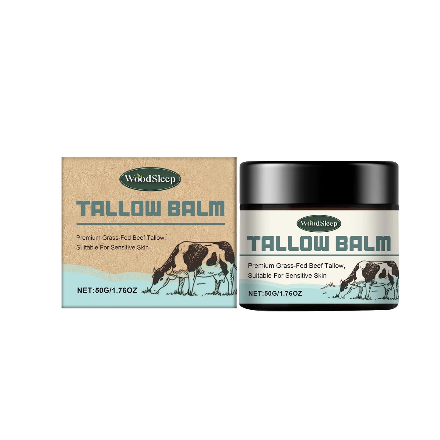 Beef Tallow Cream for Dry Damaged Skin