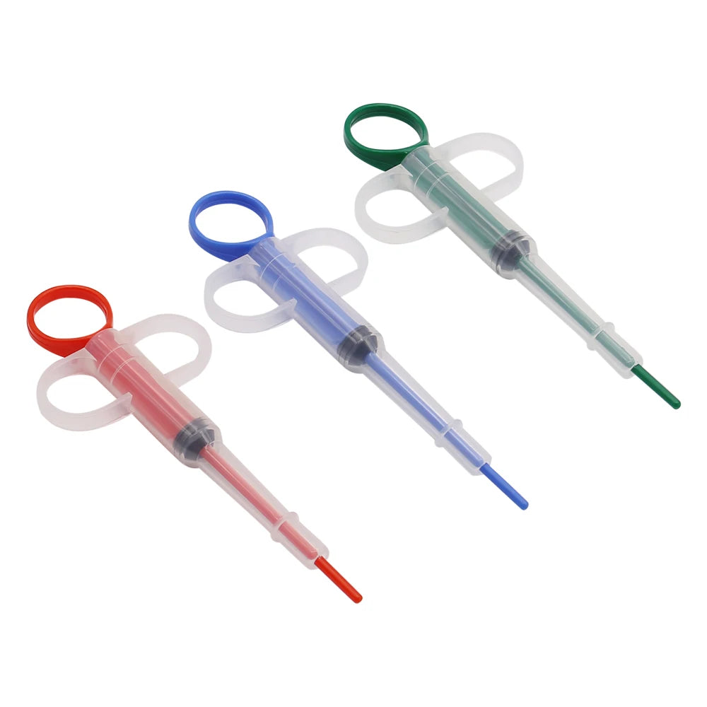 Dual-Purpose Pet Medicine Feeder – Soft-Tip Cat Pill Shooter & Tablet Syringe Applicator