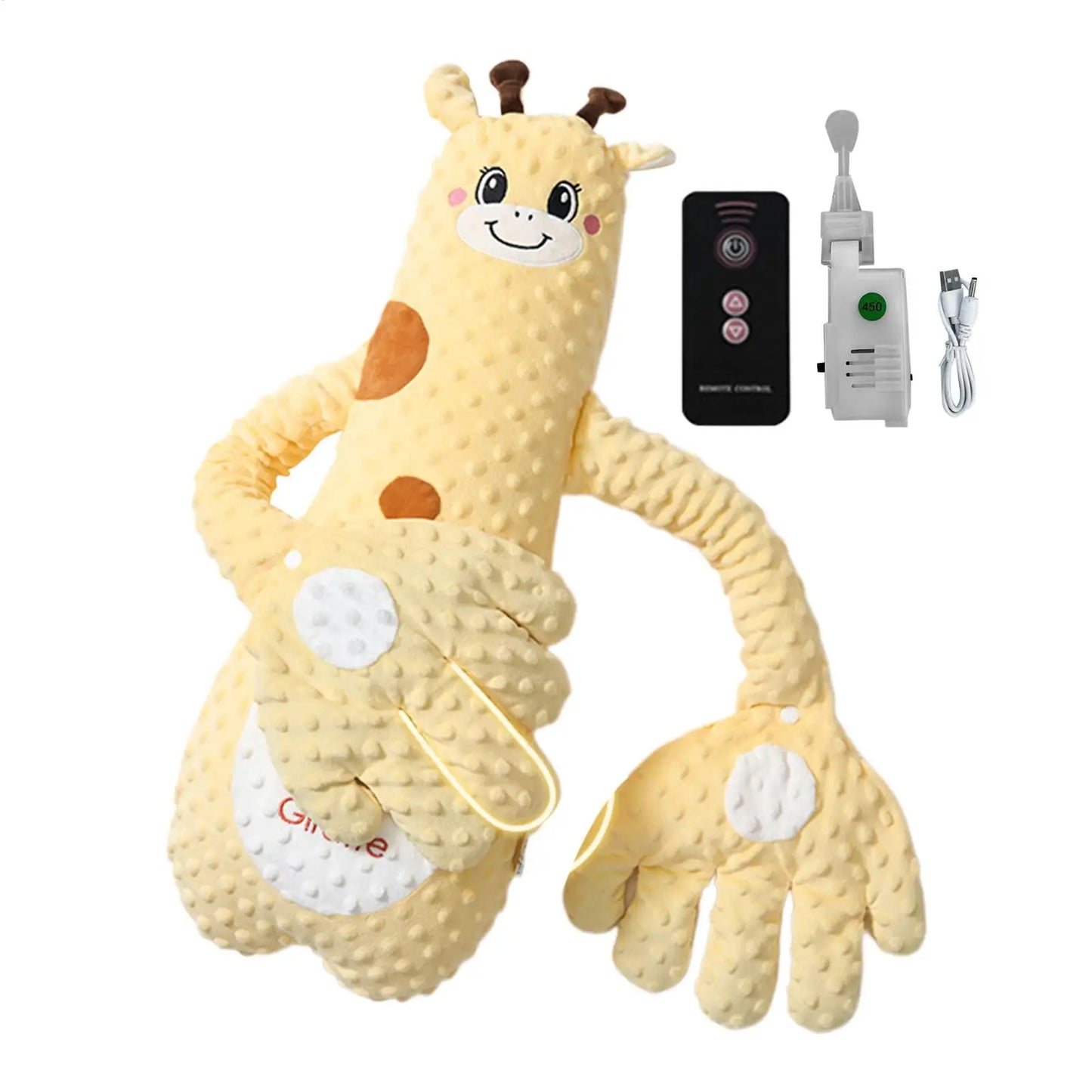 Baby Sleep Toy Baby Patter With 3 Adjustable Modes Interactive Stuffed Animal Shape Cushion Cozy Companion For Car SeatNursery