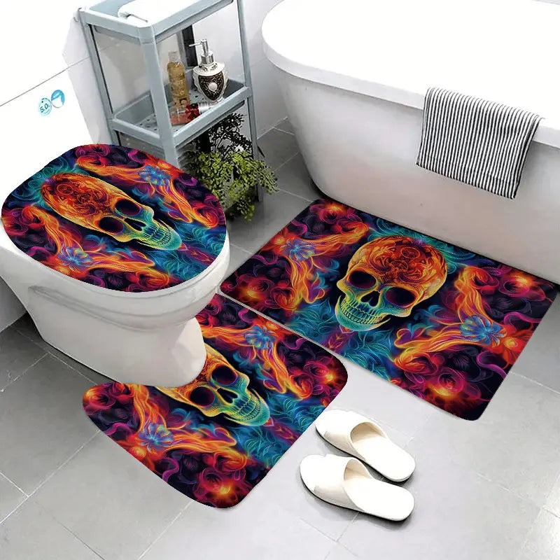 3pcs Halloween Bathroom Set