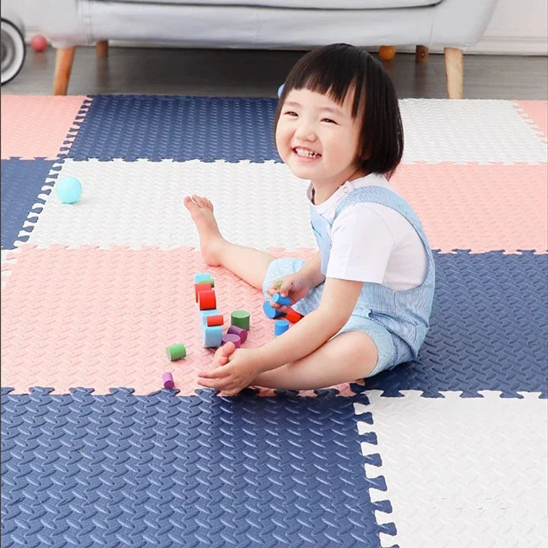 8-16pcs Baby Play Mat Carpet Puzzle Mats Floor Mat For Children Thick  EVA Foam Rug Children Room Activities Mat For Baby
