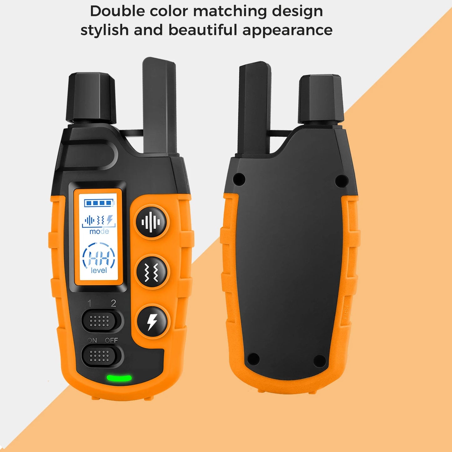 3300Ft Electric Dog Training Collar Remote Control Waterproof Pet BehaviorFor 5-120lbs Puppy With Shock Vibration Beep