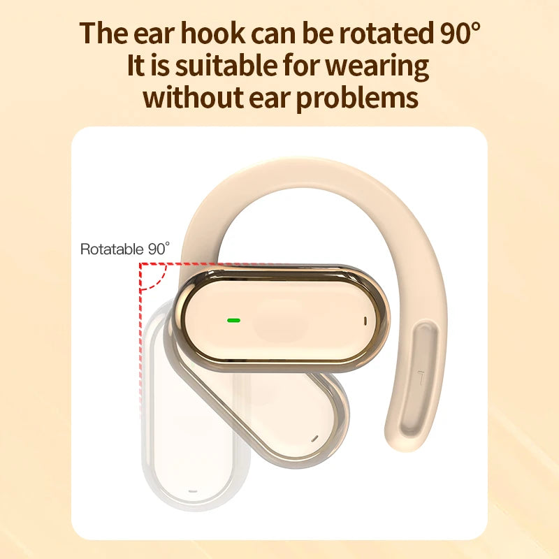 Wireless Headphone Bluetooth Headset Smart Adjustable Touch Sports Waterproof Earbuds Stereo Music Earphone For All Smartphone