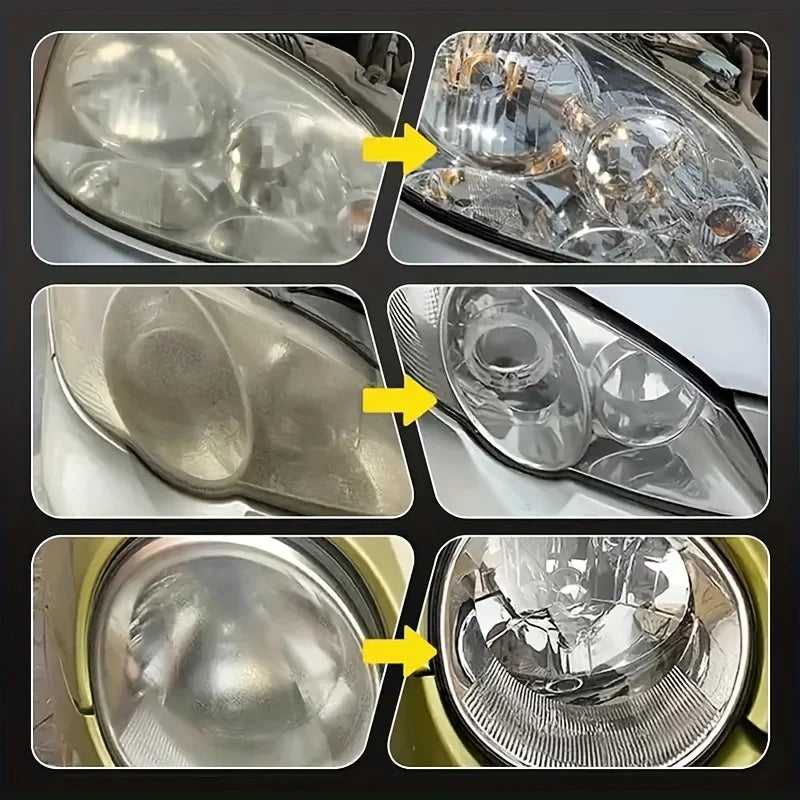 ar Headlight Restoration Polishing Kit - Scratch Remover & Oxidation Cleaner Repair Paste for Headlamp Assembly