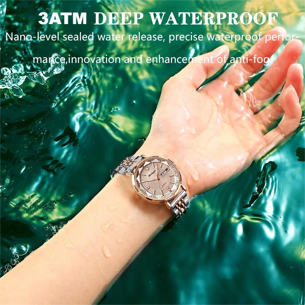 POEDAGAR Top Luxury Brand Woman Watch Waterproof Date Week Elegant Ladies Wristwatch High Quality Fashion Quartz Women's Watches
