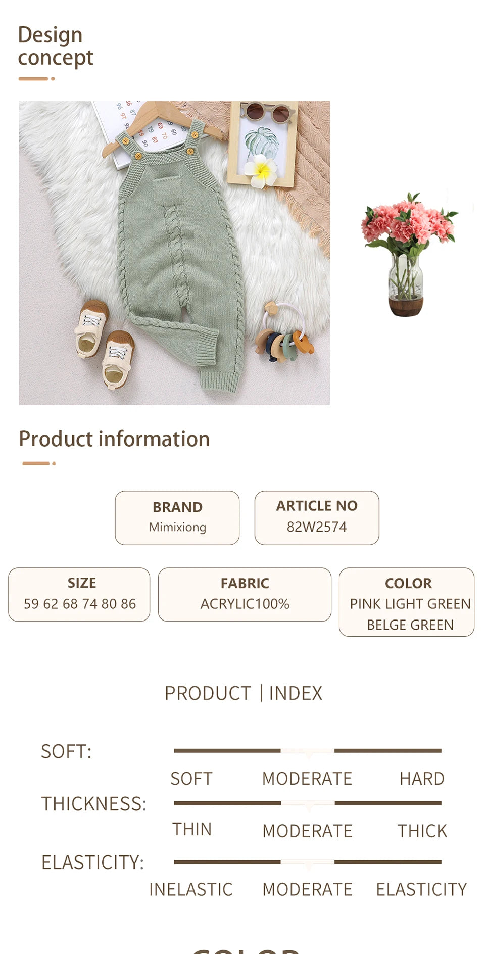 Baby Rompers for Boys Girls Solid Sleeveless Knitted Jumpsuits Playsuits 0-18m One Piece Newborn Netural Outfits Toddler Clothes