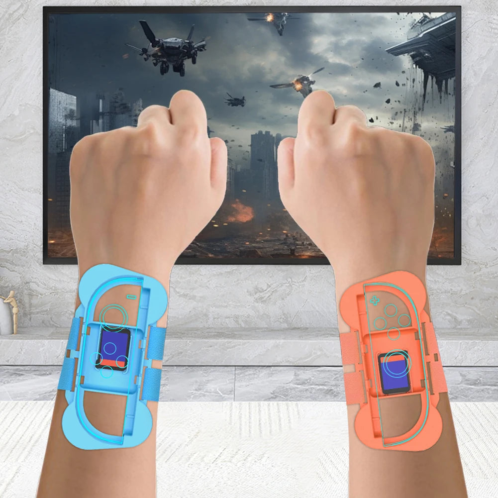 2PCS Adjustable Wrist Band for Nintendo for Switch 2 Joy-Con Controller Armband Dance Strap Wristband Compatible with Just Dance