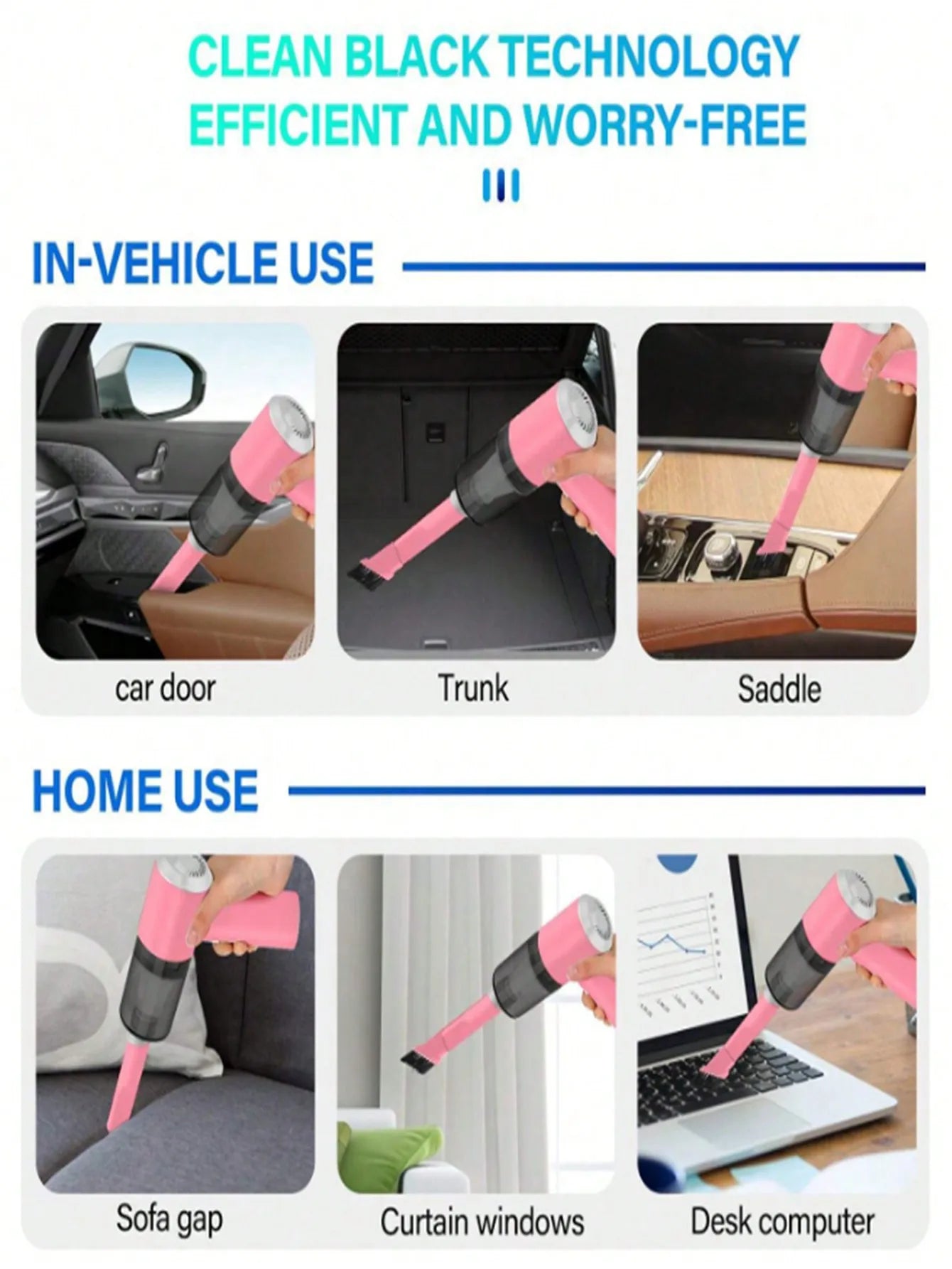 USB 3 In 1 Integrated Vacuum Cleaner