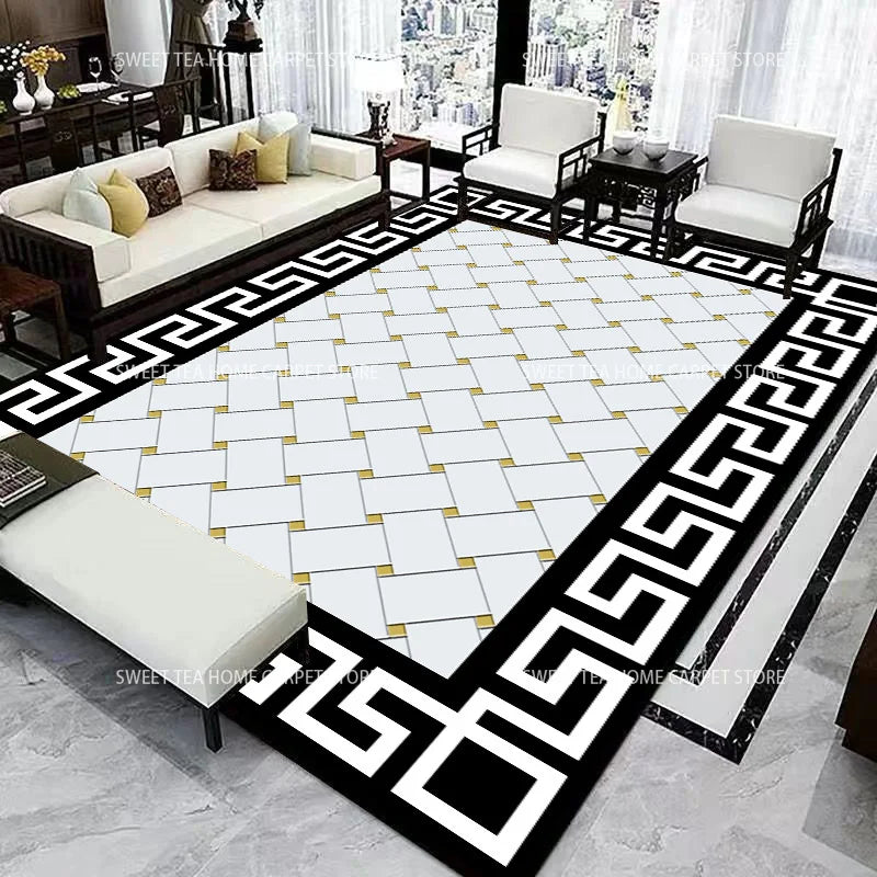Nordic Light Luxury Living Room Rugs Modern Simplicity Style Bedroom Carpet Room Decor Non-slip Floor Mats Big Size 200x300