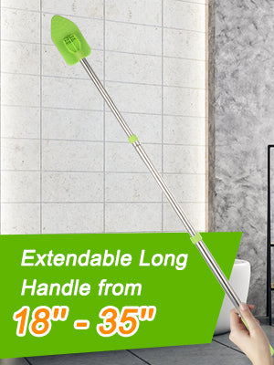 Triangle Sponge Telescopic Glass Wiper Multifunctional Cleaning Pad Bathroom Floor Cleaning Brush Kitchen Supplies Cleaning Tool