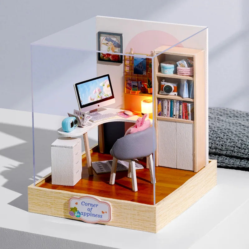 Mini DIY Flower Doll House Kit