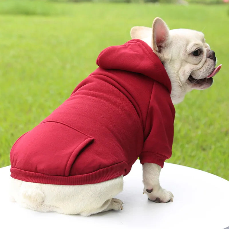 Pet Winter Hooded Sweatshirt
