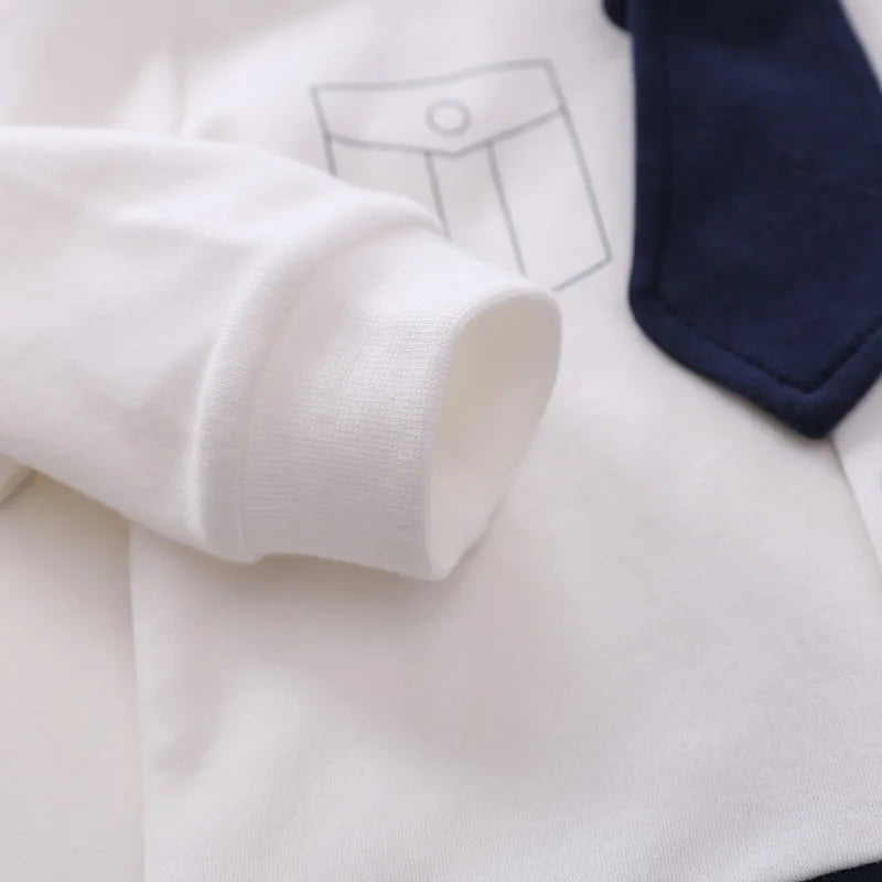 Newborn Clothes Handsome Airplane Long Dress Cotton Soft 0-18 Boys And Girls Spring andAutumn Long Sleeved Baby Jumpsuit