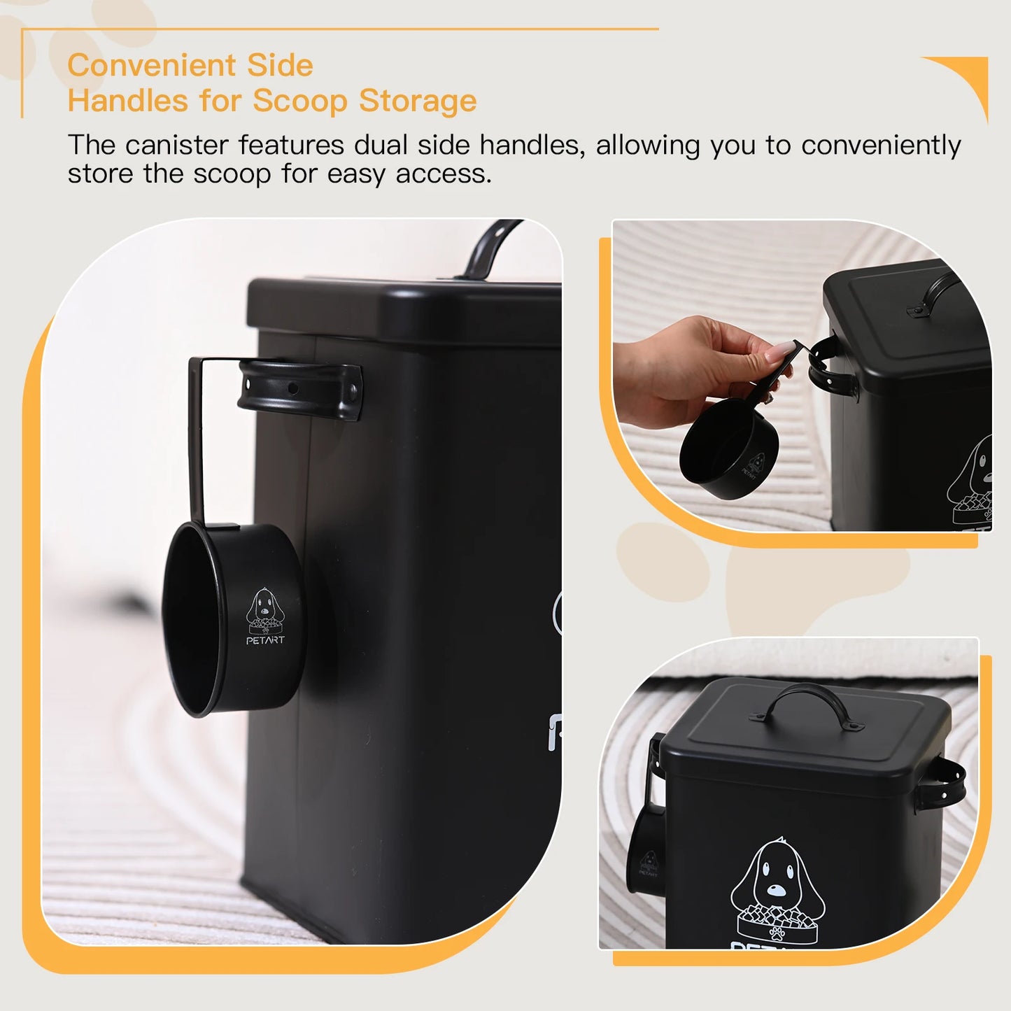 Large Capacity Pet Food Storage Container – Sealed, Moisture-Proof Bucket for Dogs & Cats