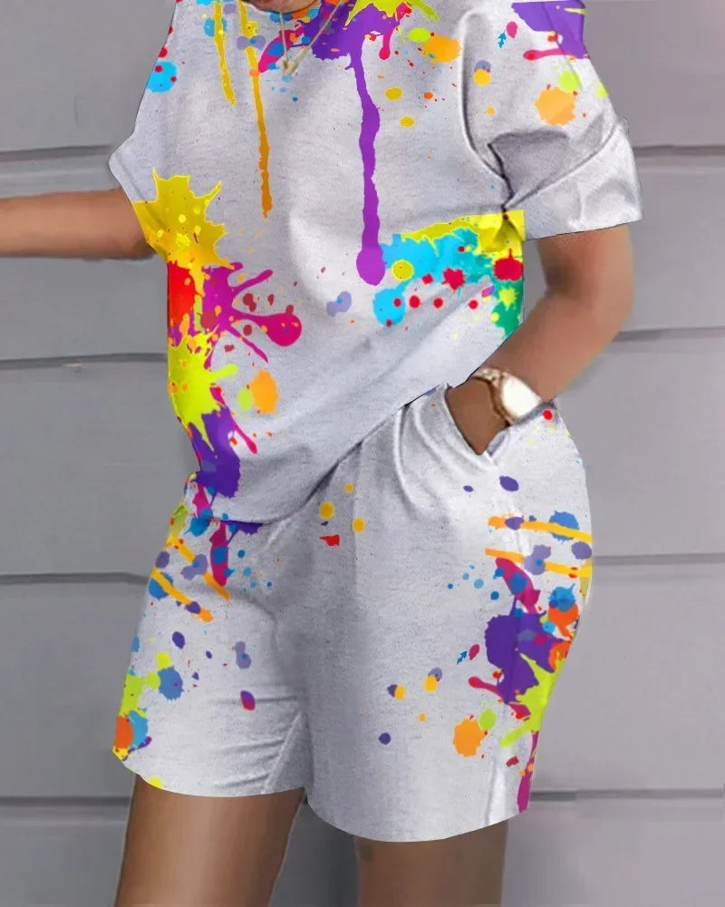 Two Piece Shorts Set