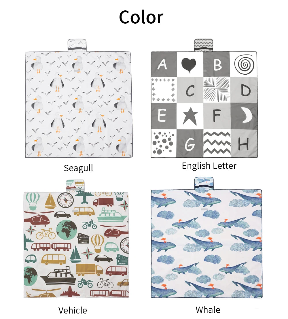 INSULAR Children's Carpet Baby Play Mat Nursery Climbing Pad Foldable Anti-slip Waterproof Durable Portable Educational Activity