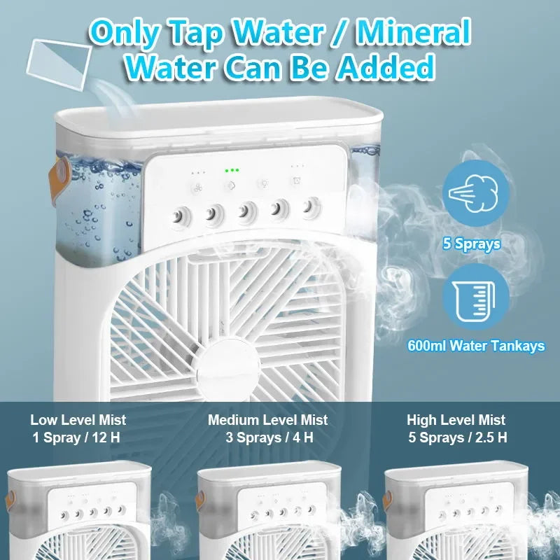 LED 3 In 1 Fan AIr Conditioner