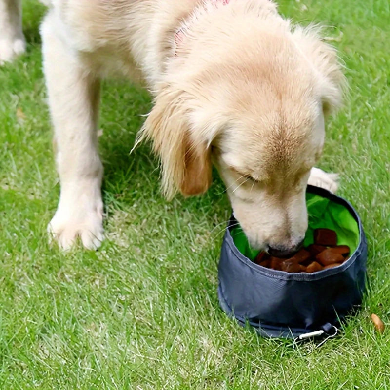 Portable Collapsible Pet Water Food Feeder Bowl