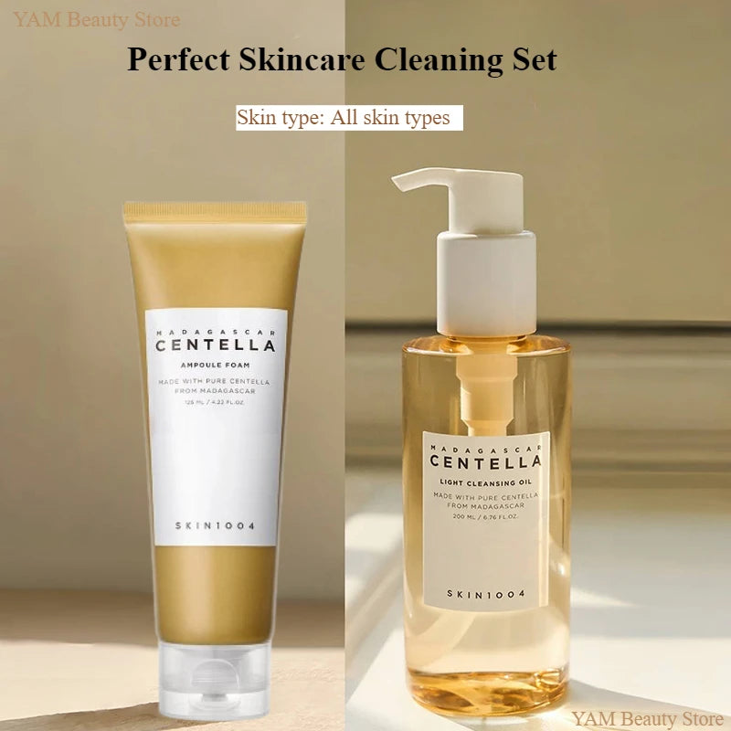 Korean Centella Face Wash Foam Cleanser Skin Care Set