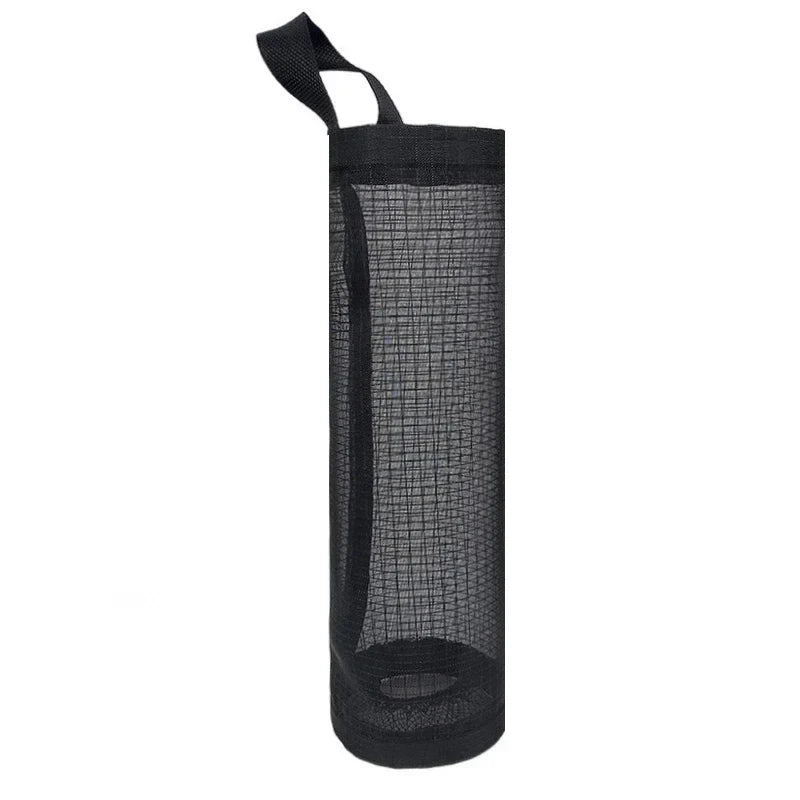 Hanging Plastic Bag Dispenser, Wall-Mounted Kitchen Storage Organiser