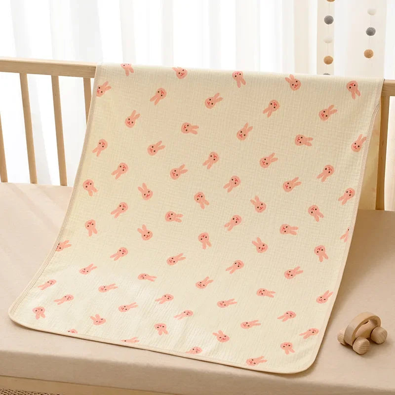 Reusable Baby Changing Mat Cover Baby Diaper Mattress Diaper for Newborn Cotton Waterproof Changing Pats Floor Play Mat