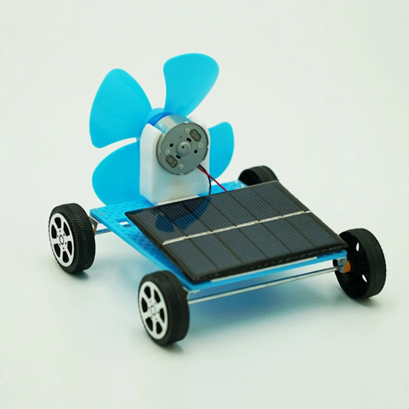 Kids Science Toy Technology Gadget Solar Energy Wind Power Car Physics DIY 3D Puzzle Learning Educational Toys for Children