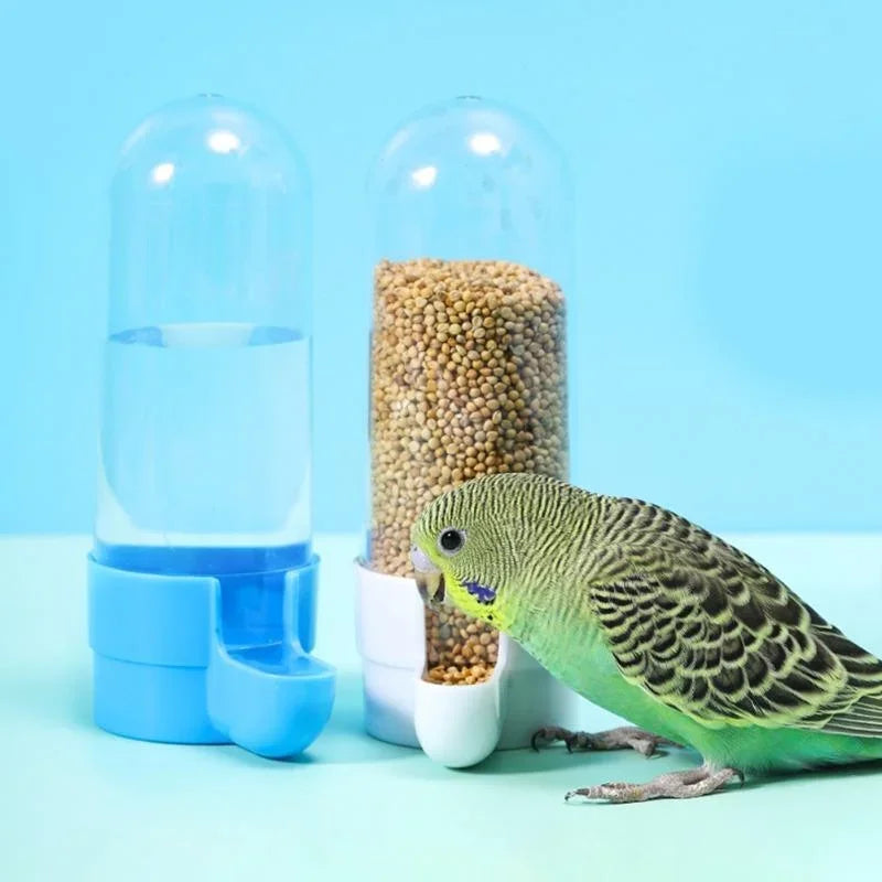 Hanging Pet Feeder & Water Dispenser – Squirrel-Proof Food Box for Parrots and Birds
