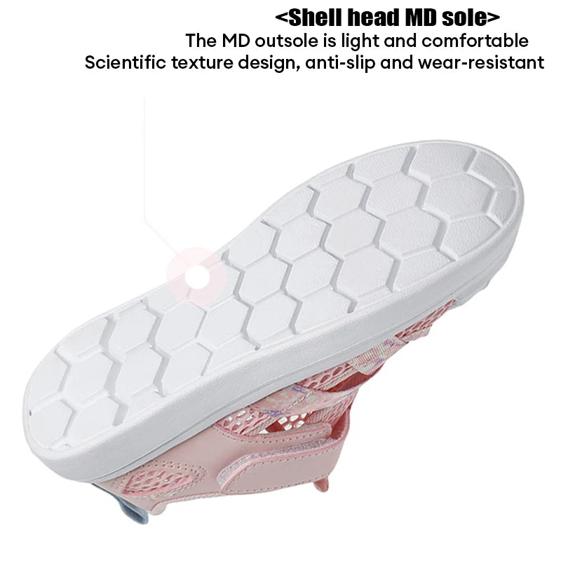 Summer Breathable Kids Sandals Boy and Girl Fashion Sneakers Lightweight Non Slip Walking Shoes Comfortable Sport Shoes