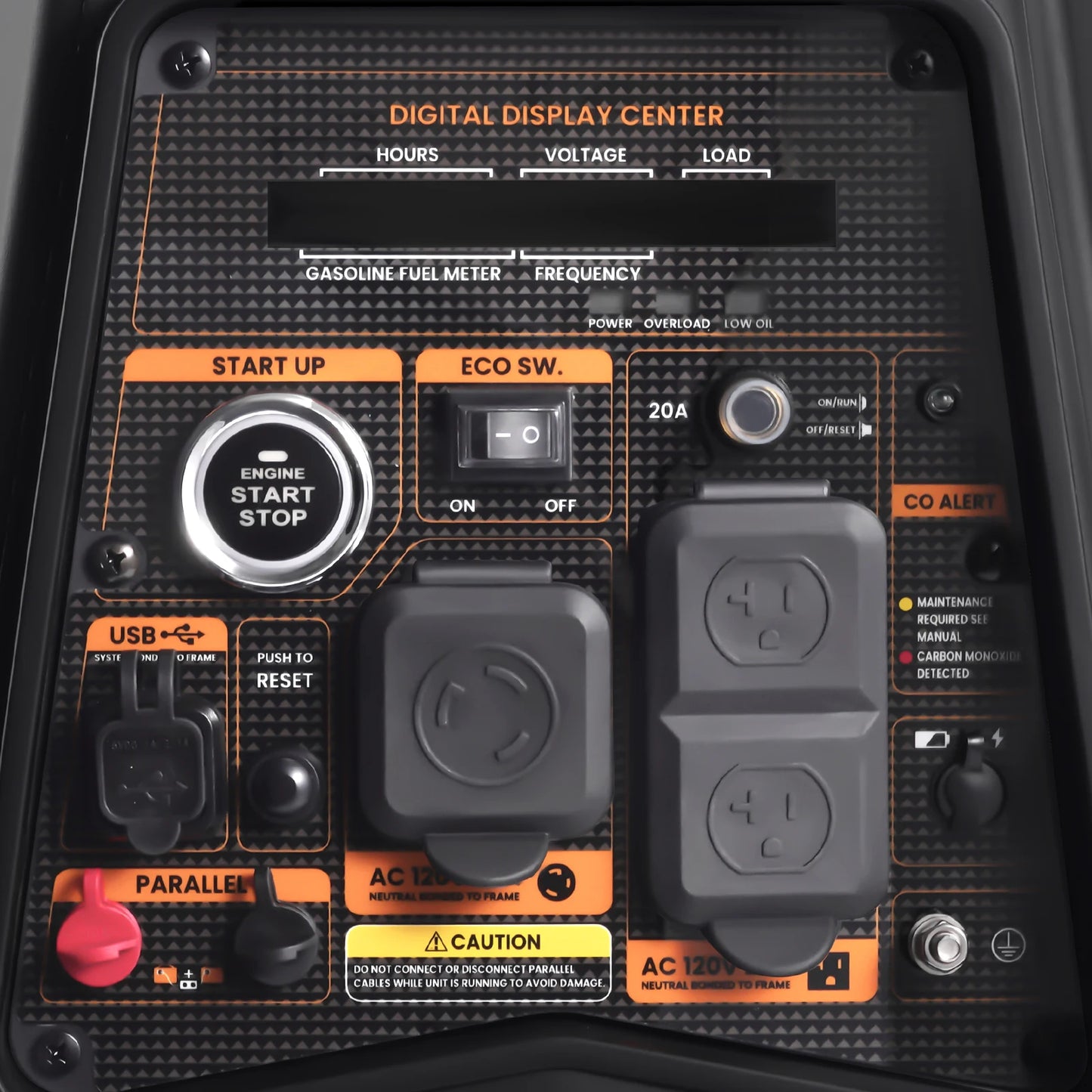 3500 Watt Portable Generator Inverter Gasoline/Propane Dual Fuel Electric Start