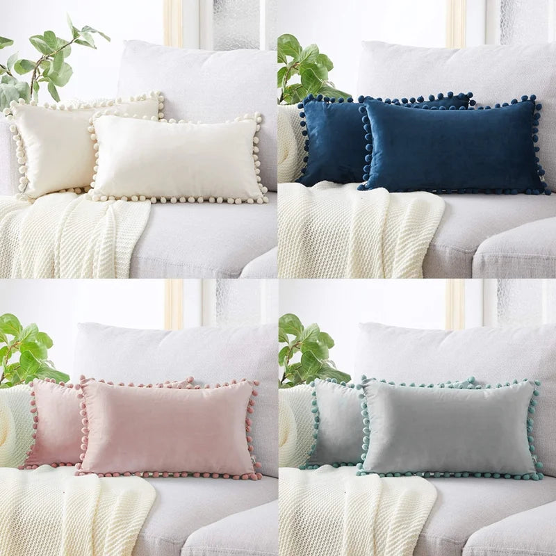 Soft Velvet Cushion Cover