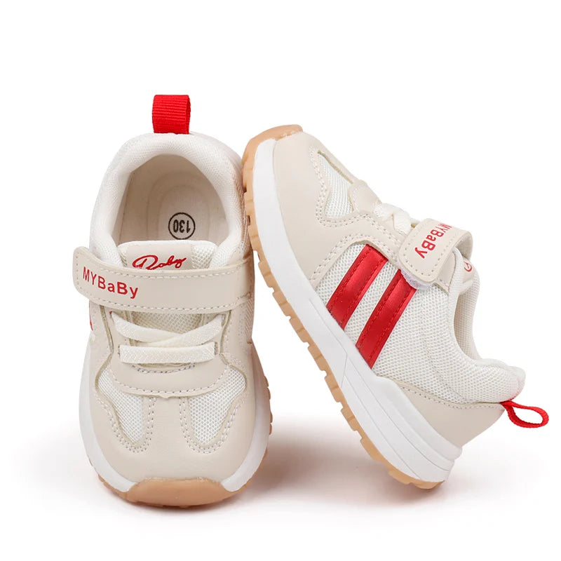 Baby Sneaker Spring and Autumn High Quality Rubber Sole Toddler Sport Shoes for Kids Outdoor Play Prewalking 2024 Fashion BM07