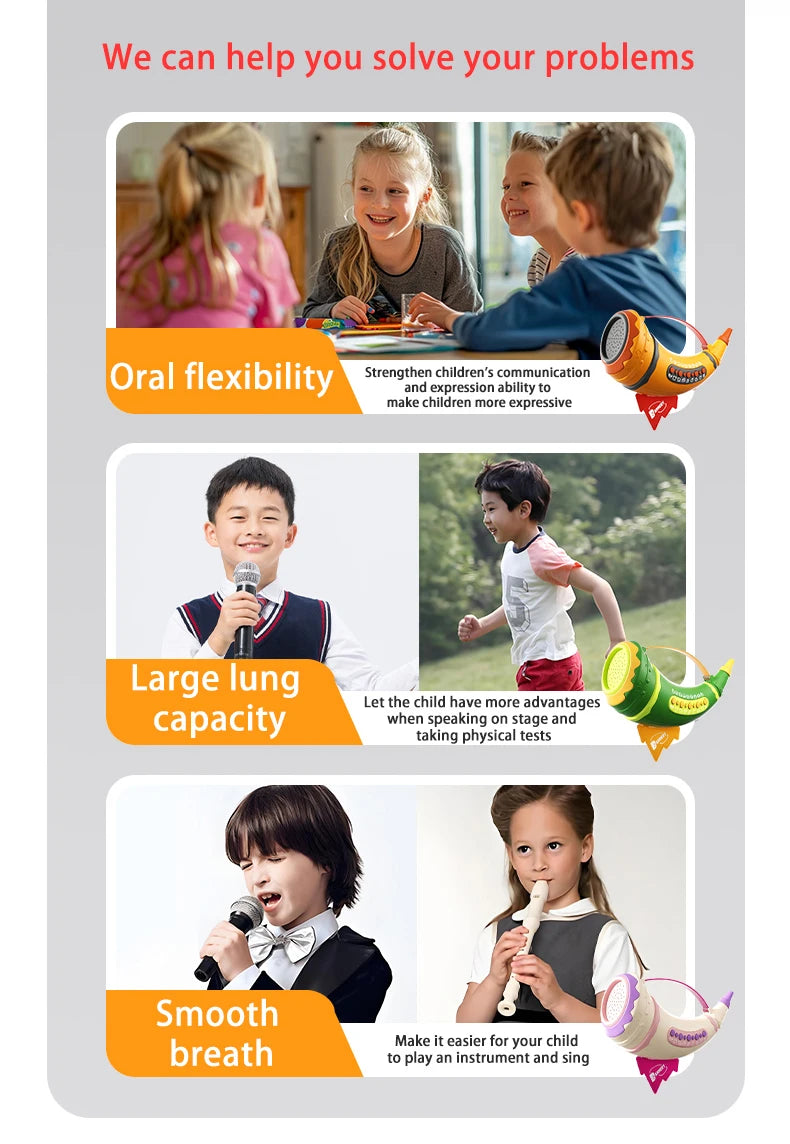 Animal Caller Electronic Toy – Horn-Style Sound Maker with Elephant, Tiger, Wolf, Cat, Dog, Cow, and Bird Sounds for Kids