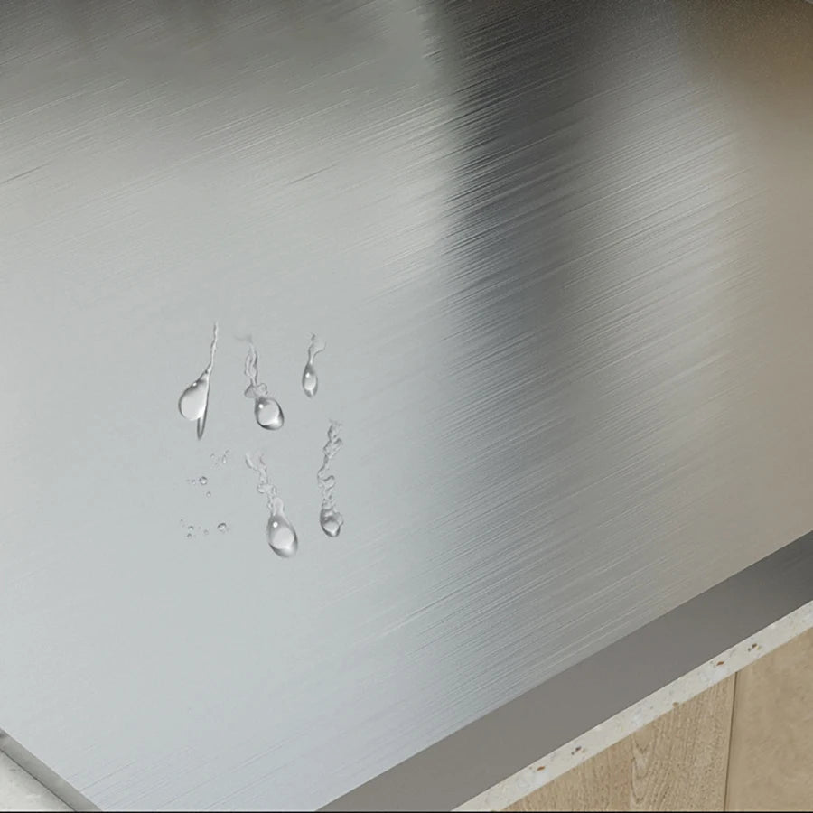 L-shaped Chopping Board Stainless Steel Large Size Doublesided Chopping Board Kitchen Tool Home Fruit Cutting And Kneading Panel