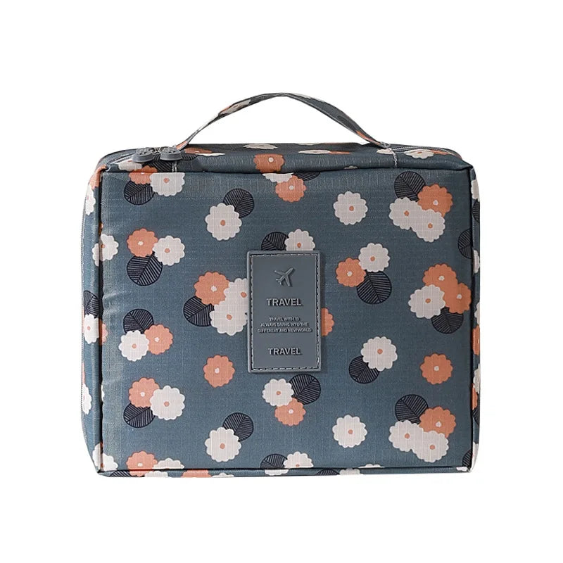 Women's Portable Waterproof Toiletries Organiser Cosmetic Bag