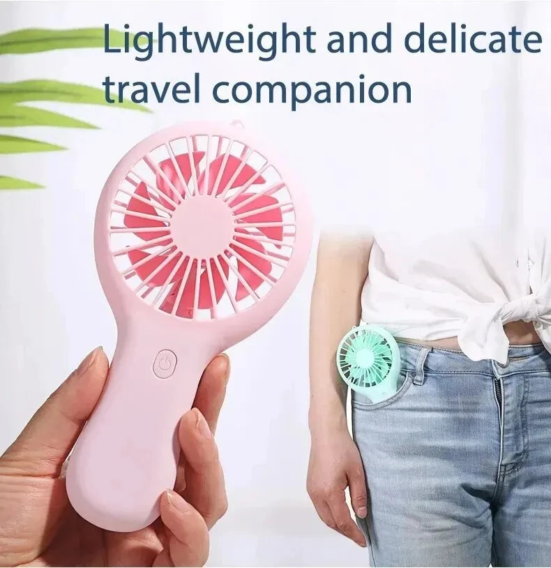 Portable USB Charging Handheld Mini Fan