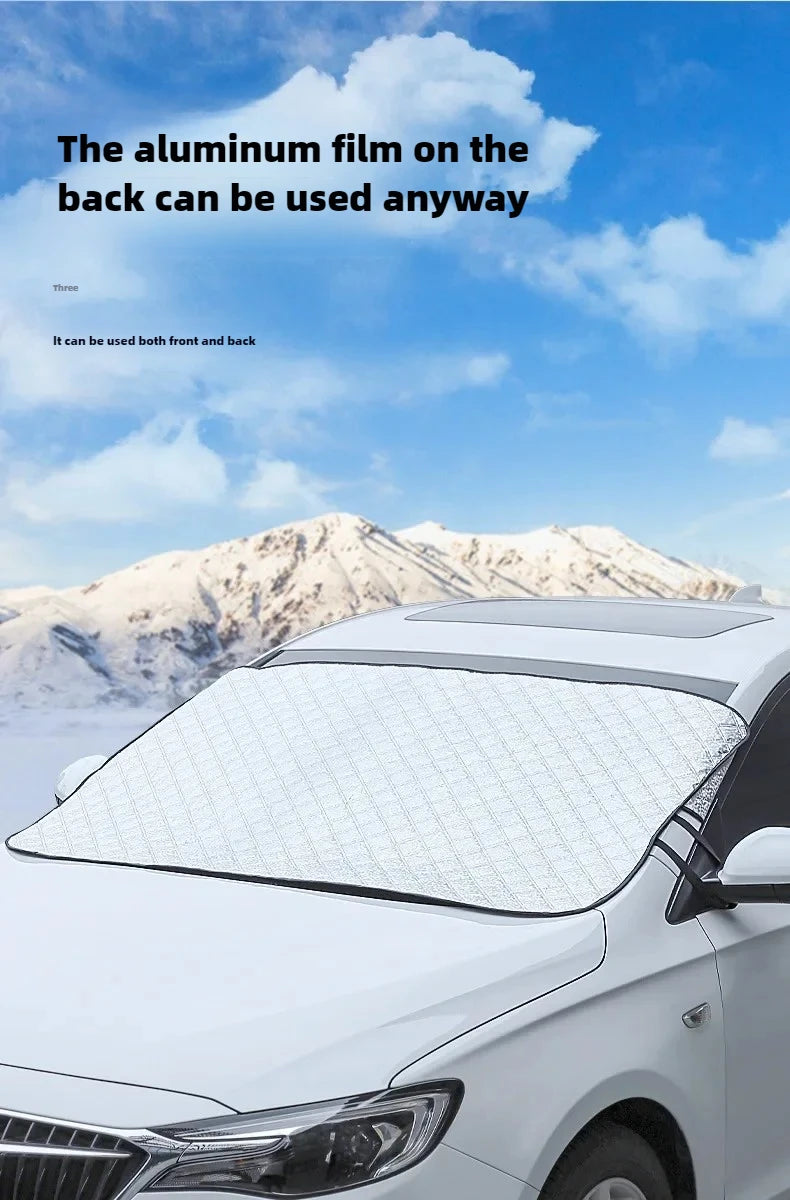 Car Sun Protection Thermal Insulation Sunshade Blocking Interior Windows Front Windshield Cover Frost Protection