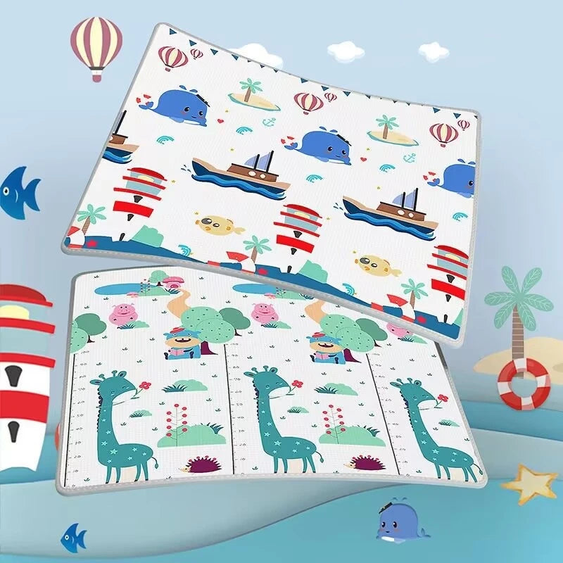 Play Mat for Children's Thick Safety Mat Friendly Crawling Play Mats Folding Mat Carpet Rug Playmat
