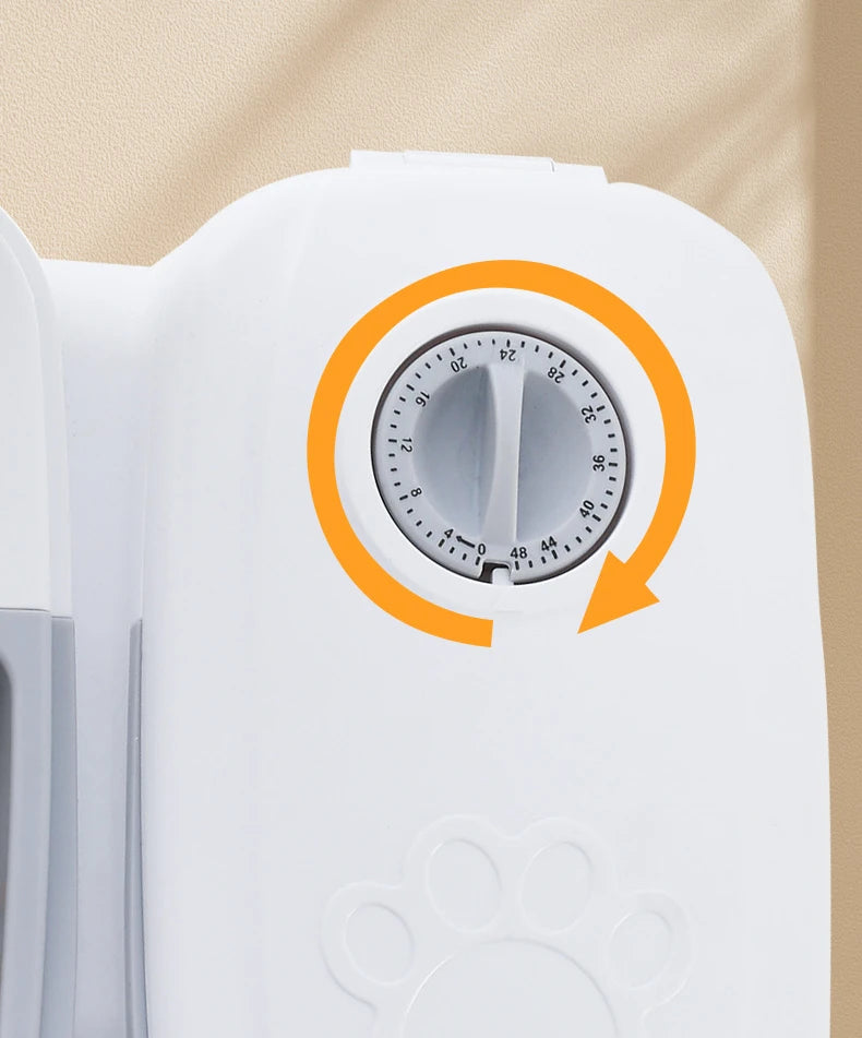Smart Pet Food Feeder – Automatic Timer-Controlled Dry Food Dispenser for Cats & Dogs