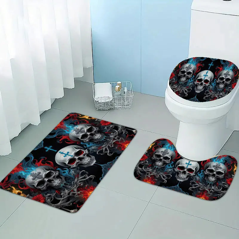 3pcs Halloween Bathroom Set