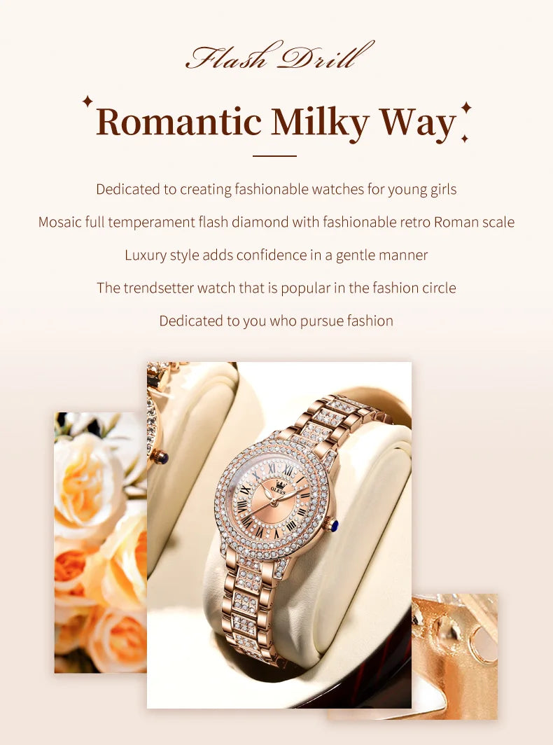 Stainless Steel  Diamond Watch