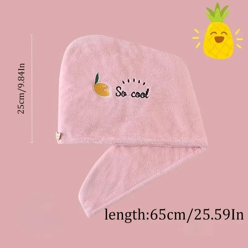 Absorbent Women Head Towel Dry Hair Hat