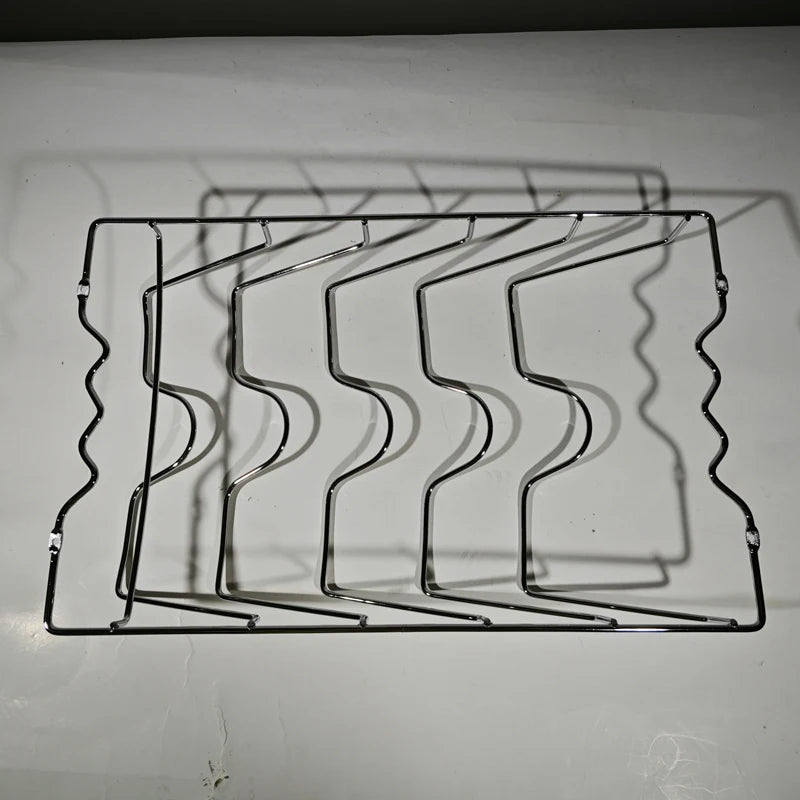 1Pcs Kitchen Accessories Stainless Steel Pot Lid Shelf Kitchen Organiser Pan Cover Lid Rack Stand Holder Dish Rack