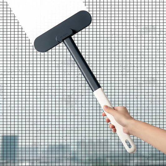 1 multifunctional long handled window brush, wet and dry dual-use cleaning brush